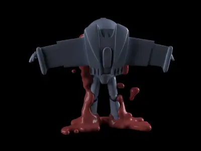 Buzz light year fluid 3D print model