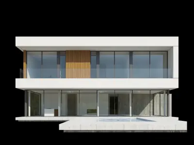 Modern Villa Design 003 3D model