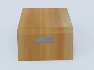 Bed Tray-Table Low-poly 3D model