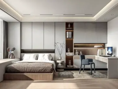 Kids Bedroom 3D Model SketchUp s3d warehouse 3D model