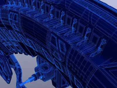 Futuristic Sci-Fi Zeneth Station 3D model