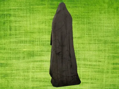 Architecture element 02 - Crying Mary Low-poly 3D model