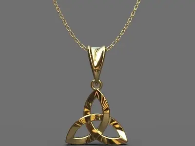 Light trinity pendant 3D print model