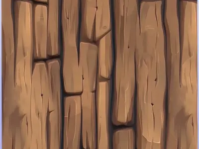 Stylized Wood Seamless Texture Texture 16