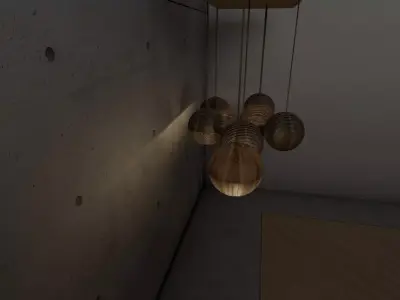 Cosmos Chandelier Free 3D model