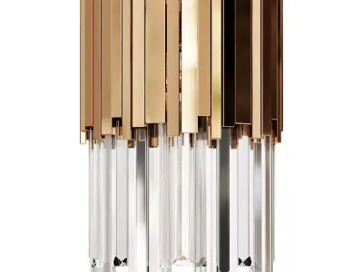 Sconce XCUSTOM 070 A01 bronze Lava Di Oro 3D model