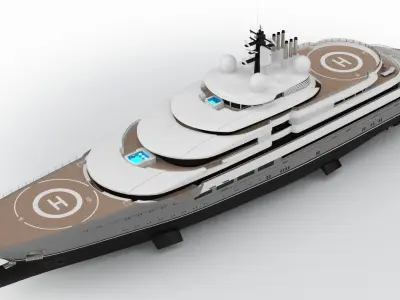 Brunhilda Yacht 3D model