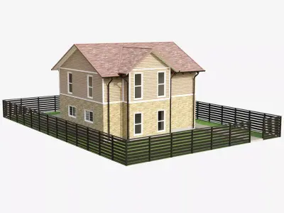 Single Family House 1 3D model