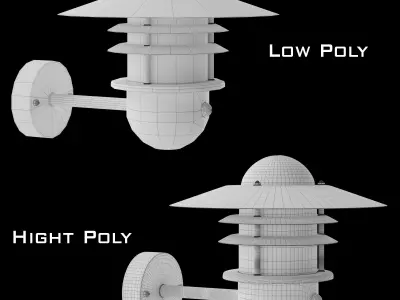 Nordlux - Agger Sensor Low-poly 3D model