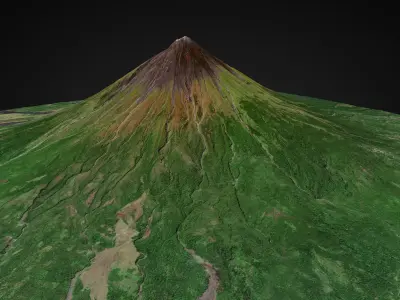 Mayon Volcano 3D model