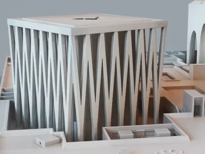 Abrahamic Family House in ABU DHABI  3D print model