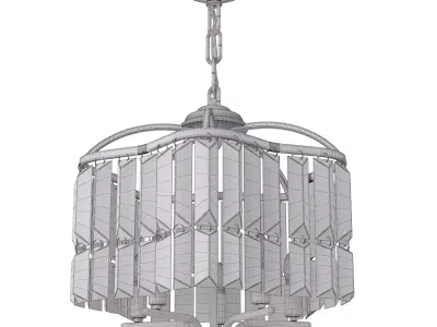 Modern Crystal Chandelier for Dining Room 3D model