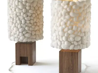 Table floor lamp  small size by Helen Loom 3D model