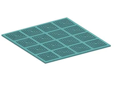 Elegant Fancy Tiles 3D print model