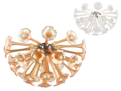 89109x Bardano Lightstar Ceiling Lamp 3D model