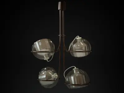 Vintage chandelier 3D model