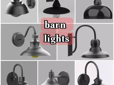 Barn Lights 3D model