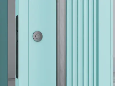 Aluminium door 362 3D model