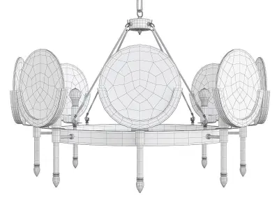 ANKE BRASS MARBLE MEDUZ 3D model