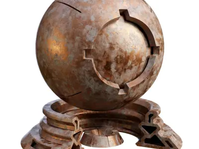 Plaster Patina Materials 03-04 - PBR - Seamless - 4k - SBSAR Texture