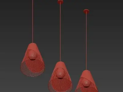 Hanging Light Gems 3D model purchase