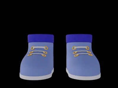 Kids Shoes Free 3D model