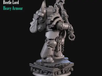 Beetle Lord 3D print model