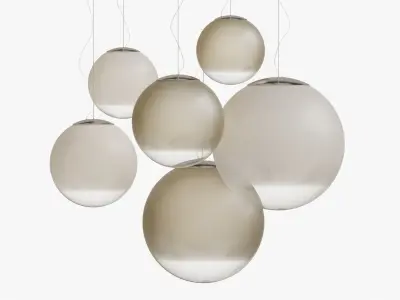 Pendant Light Smoke 3 3D model