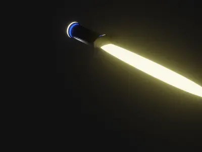 Sci-Fi Knife 3D Model 3D model