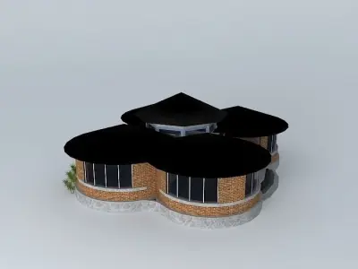 costal resort 3D model