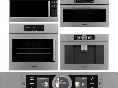 BOSCH kitchen appliance set 3D model