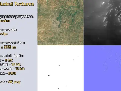 Jaipur India City Landscape 3D Model 3D model