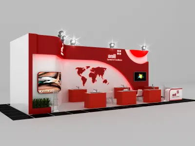 ASL-2 Size 14 m x 4 m  Height 410 cm 3D model