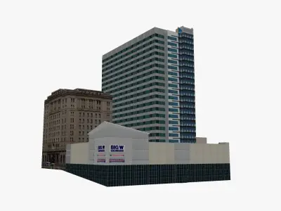 McArthur Central Low-poly 3D model