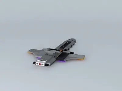 BSF Ra Battle Space Fortress class Free 3D model