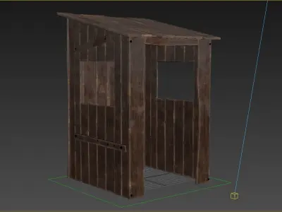 shack wooden 3D model