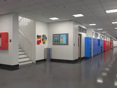  School with Interiors 