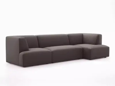Concept 1010 Corner Sofa 3D model