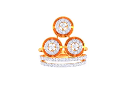  Women Ring MTL 3dm STL OBJ FBX Details 3D print model 39