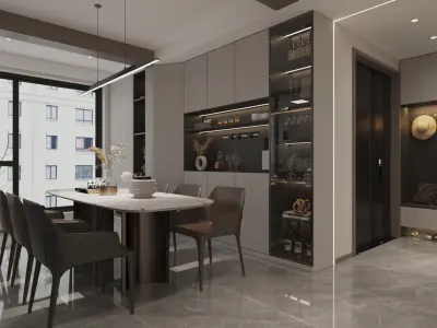 Living room 3D model 144