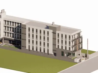 residential complex-Apartment 3D model buy