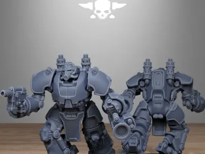 GrimGuard Power Armor 3D print model