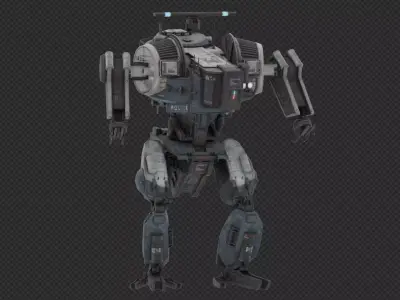 War Robot Character R03 3D model