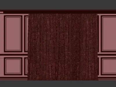 Curtain Set 242 3D model