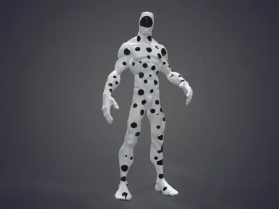 Spot Marvel villain Low-poly 3D model