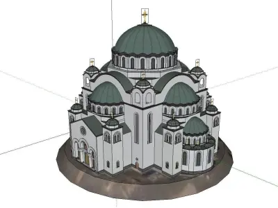 Architecture-Religion-God-Culture-Temple-06 orthodox church i... 3D model