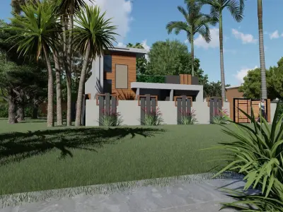 3BHK Residence 3D model