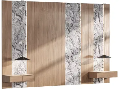  Decorative wall panel N4 3D model