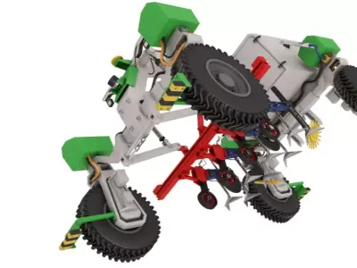 Agriculture Robot 3D model