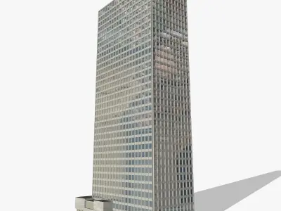 Two Skyscrapers  3D model